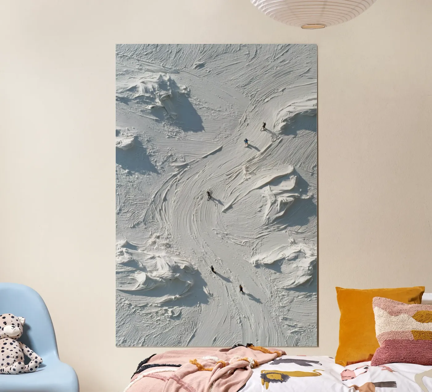 Snow Currents poster van Tinyverse Studio