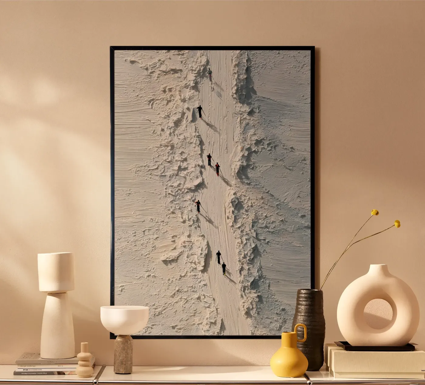Vertical Silence poster by Tinyverse Studio