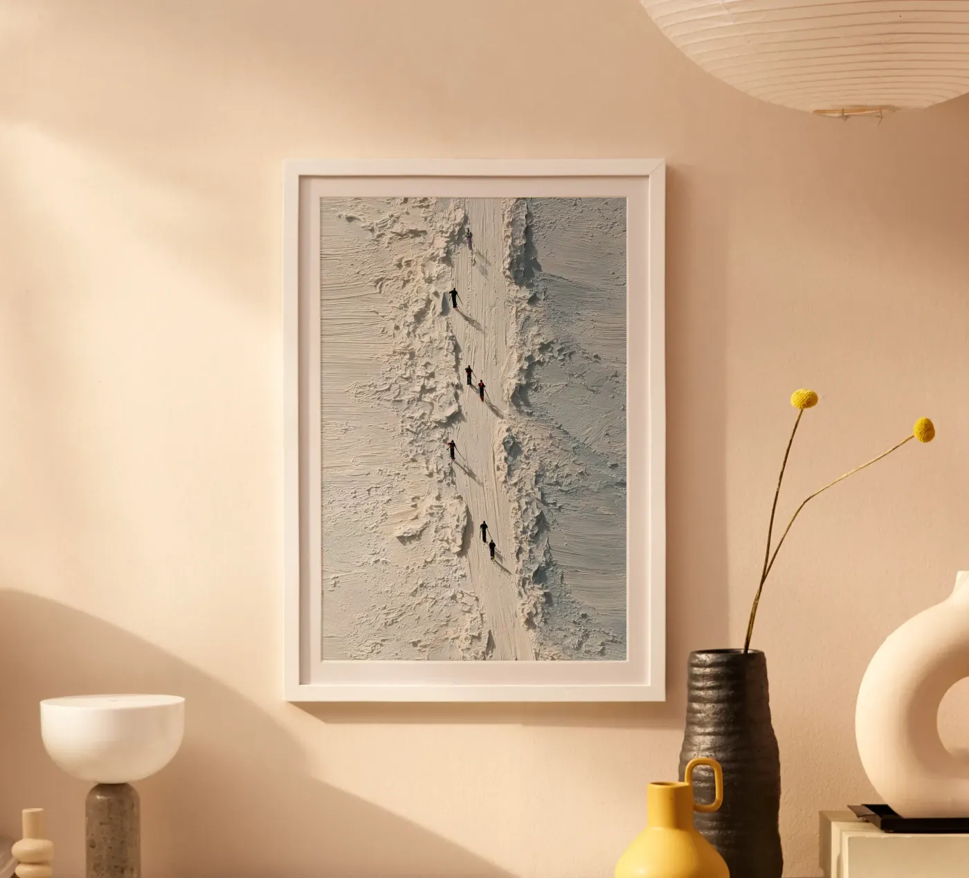 Vertical Silence poster by Tinyverse Studio