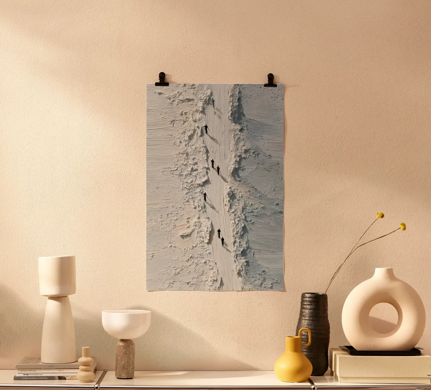 Vertical Silence poster by Tinyverse Studio