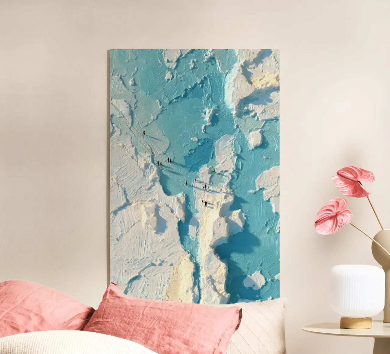 Frozen Paths plexiglas de Tinyverse Studio