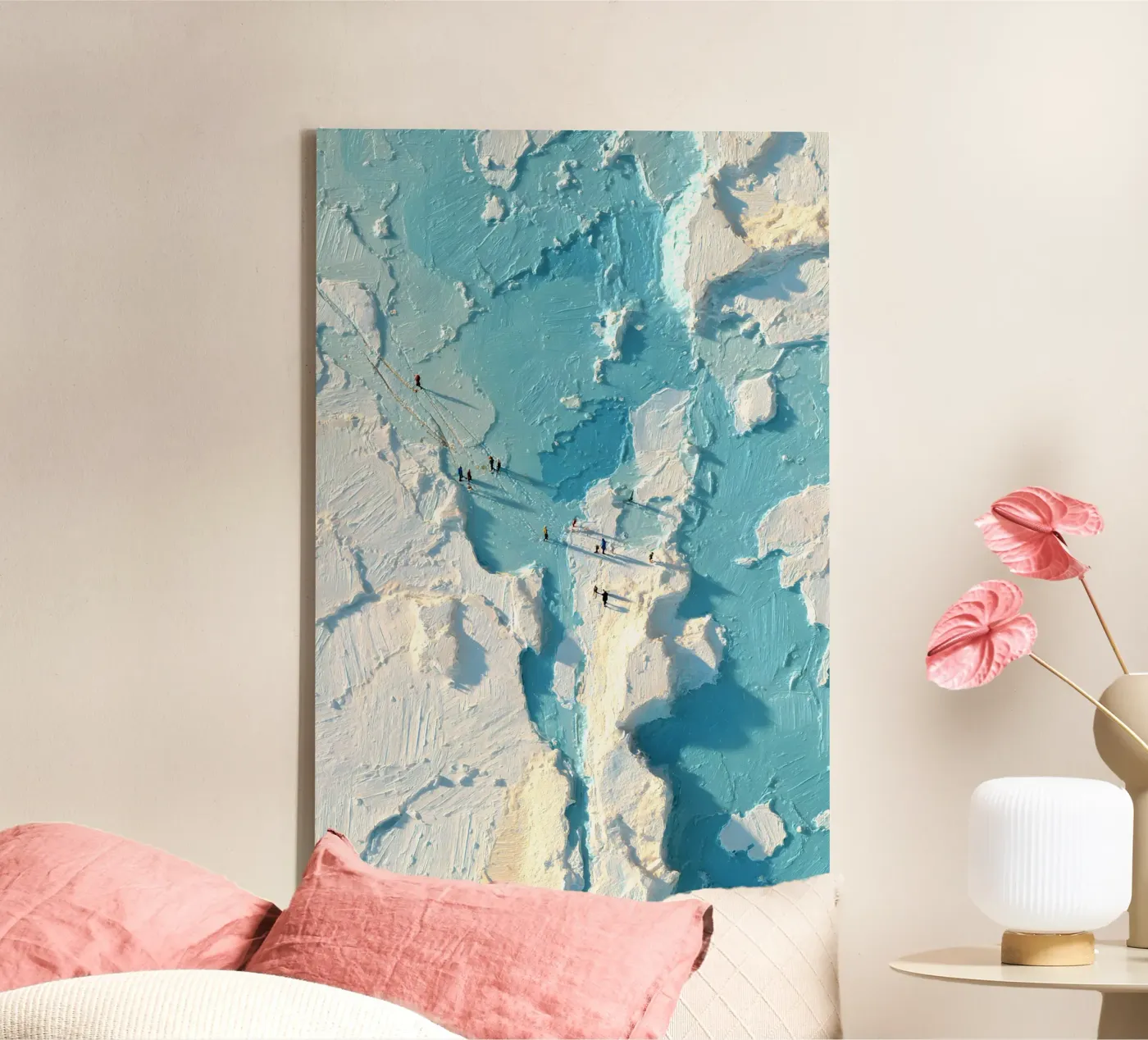 Frozen Paths canvas van Tinyverse Studio
