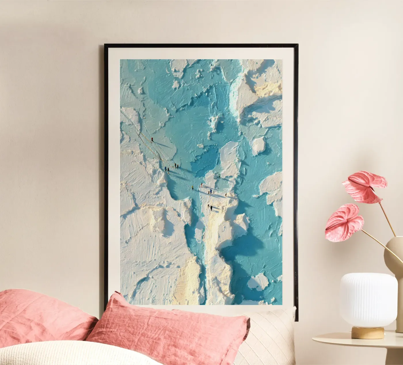 Frozen Paths poster by Tinyverse Studio