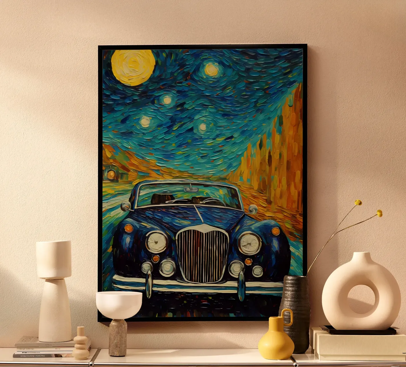 Starry Night poster da Artsy Bessy