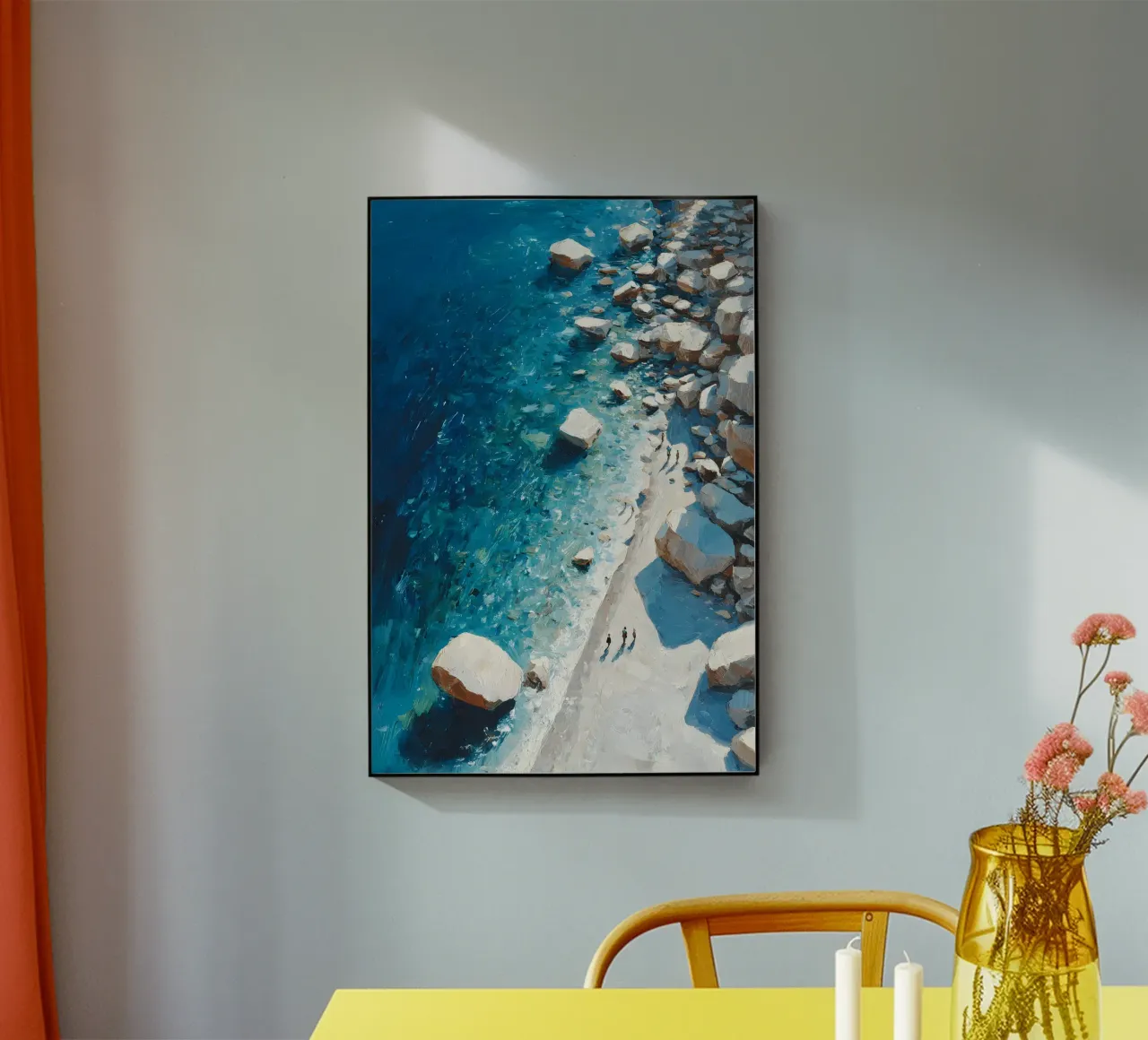 Blue Margin plexiglass da Mosaic Dialogue