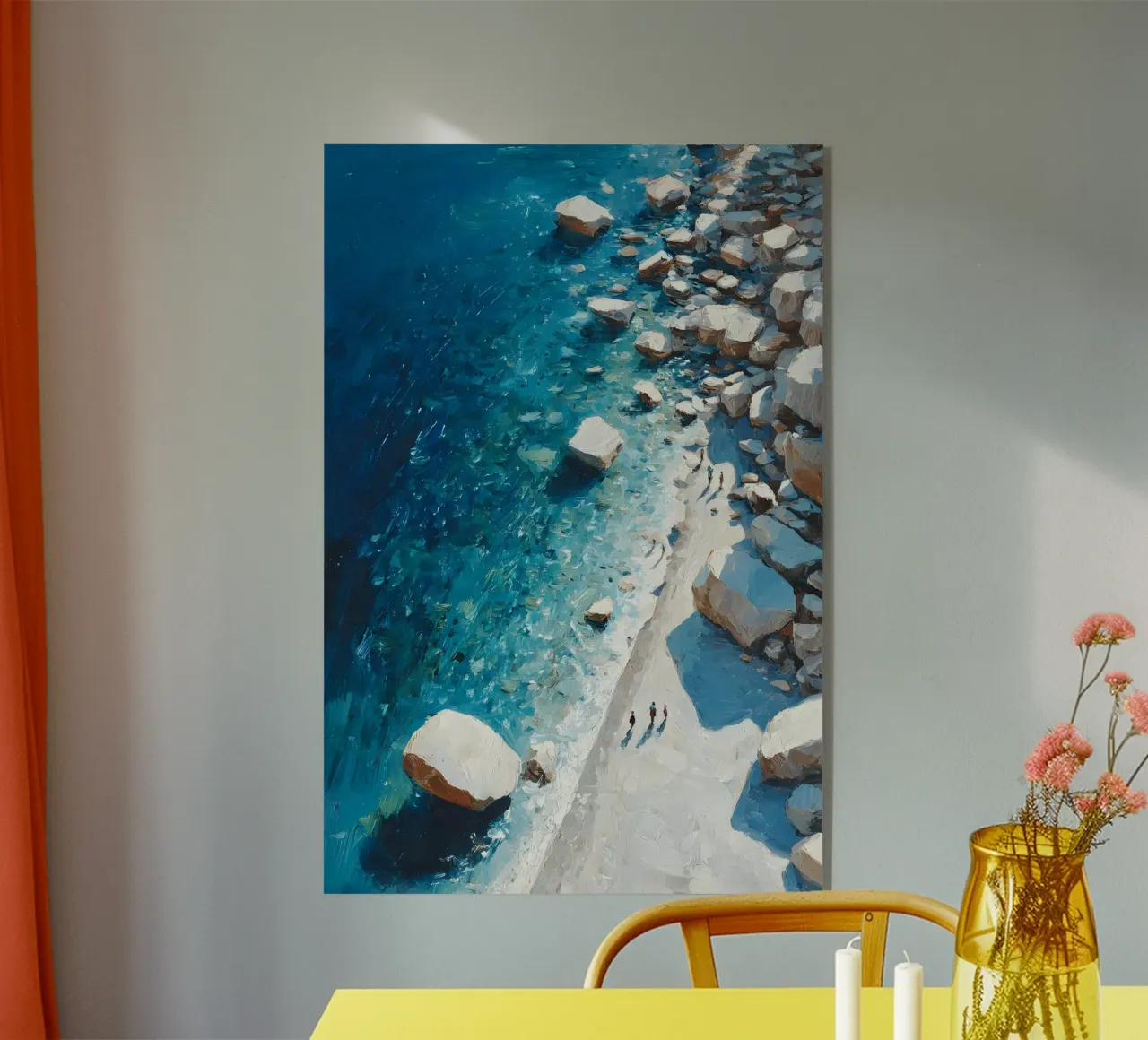 Blue Margin plexiglass da Mosaic Dialogue