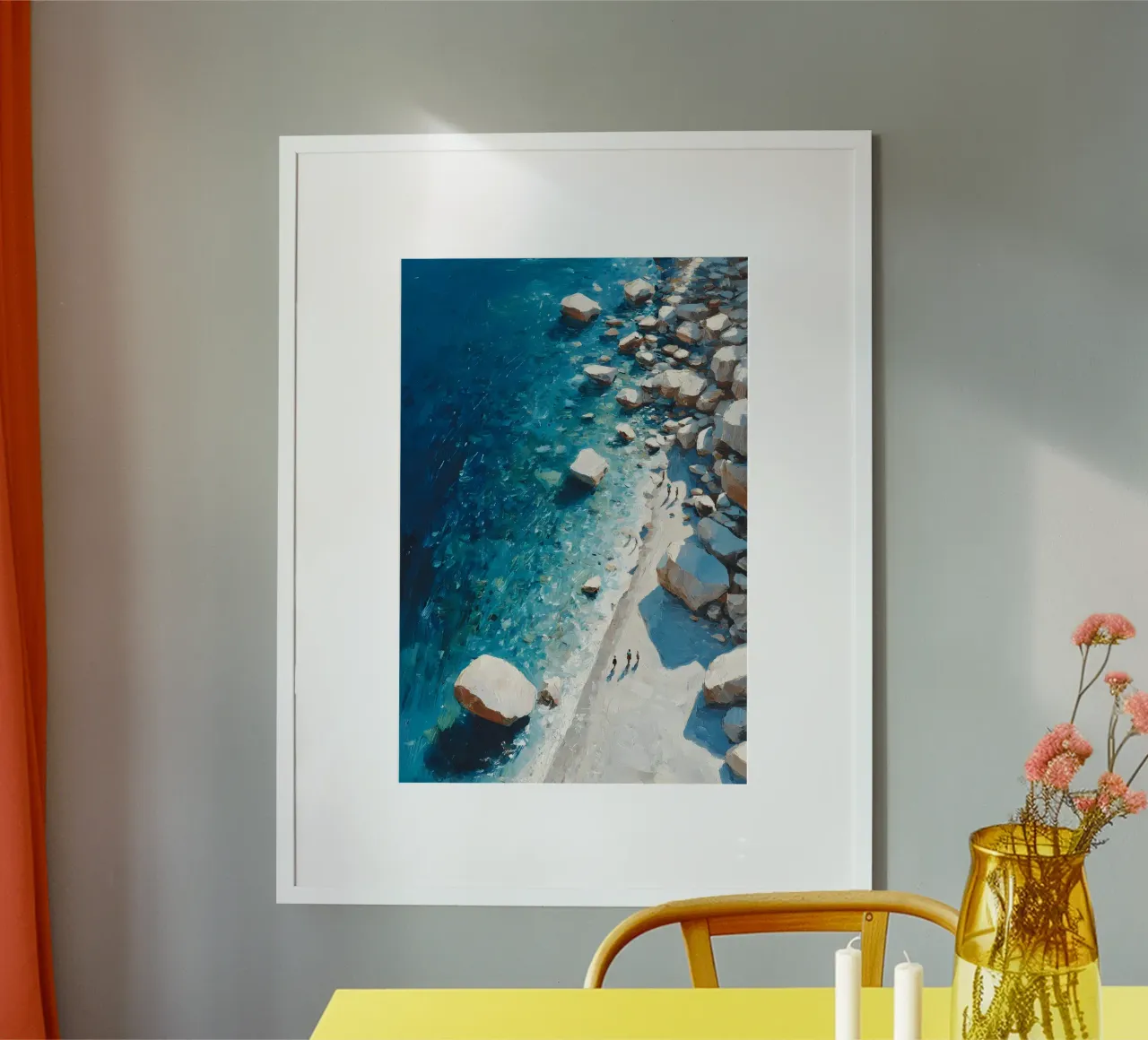 Blue Margin poster by Mosaic Dialogue