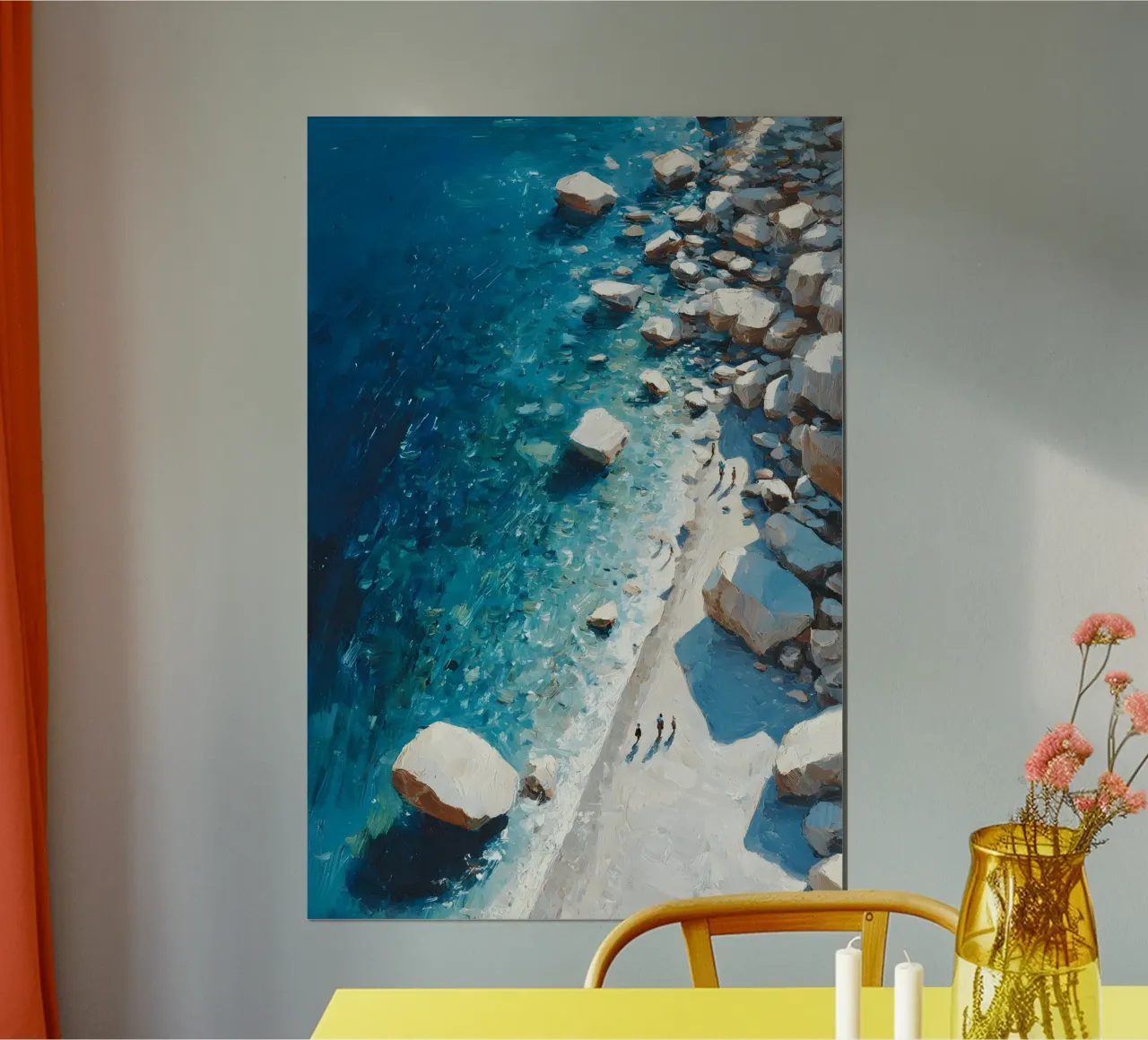 Blue Margin poster by Mosaic Dialogue