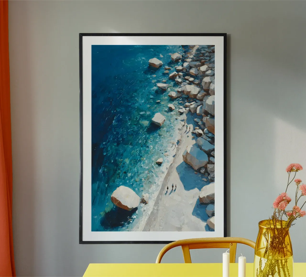 Blue Margin poster by Mosaic Dialogue