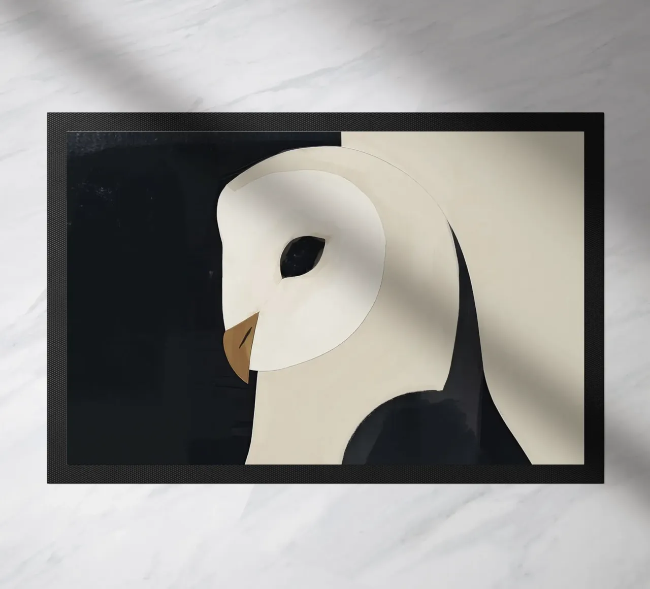 Die Eule Fußmatte von M.A.Z.U.N.