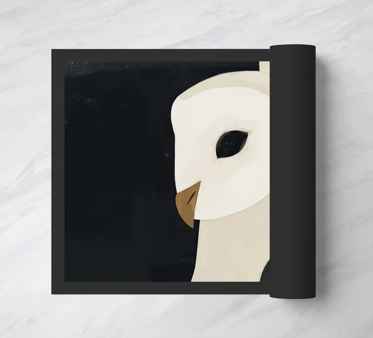 Die Eule Fußmatte von M.A.Z.U.N.