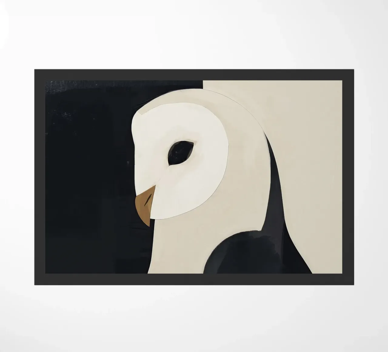 Die Eule Fußmatte von M.A.Z.U.N.