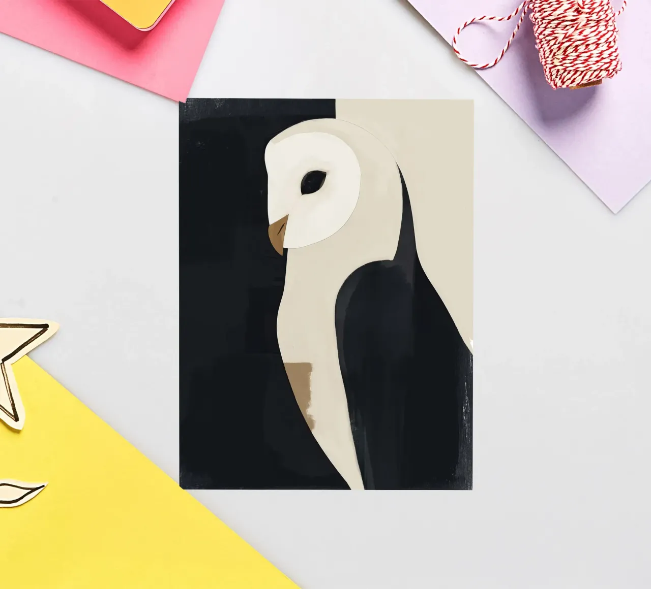 Die Eule Sticker von M.A.Z.U.N.