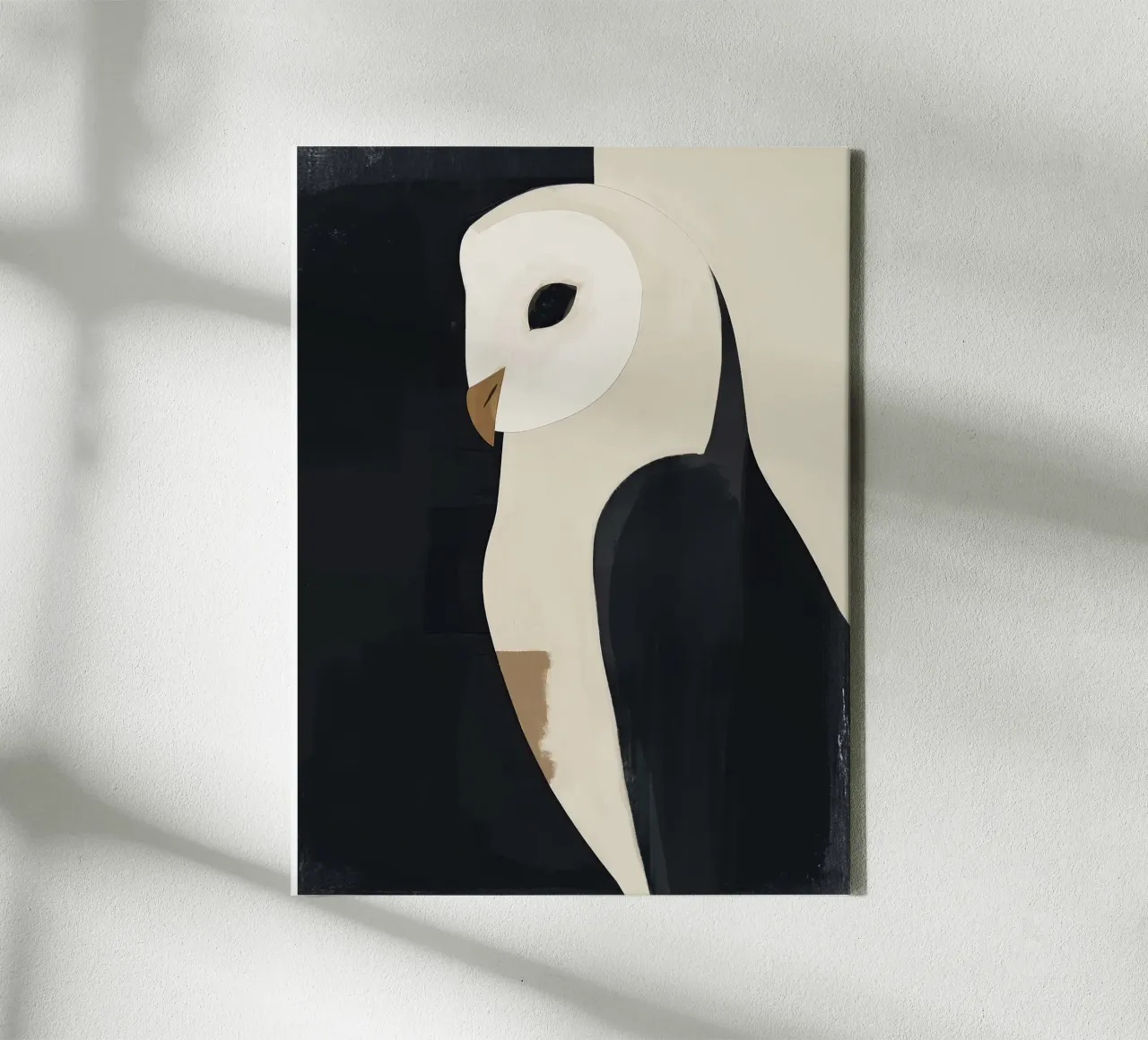 Die Eule Leinwand von M.A.Z.U.N.