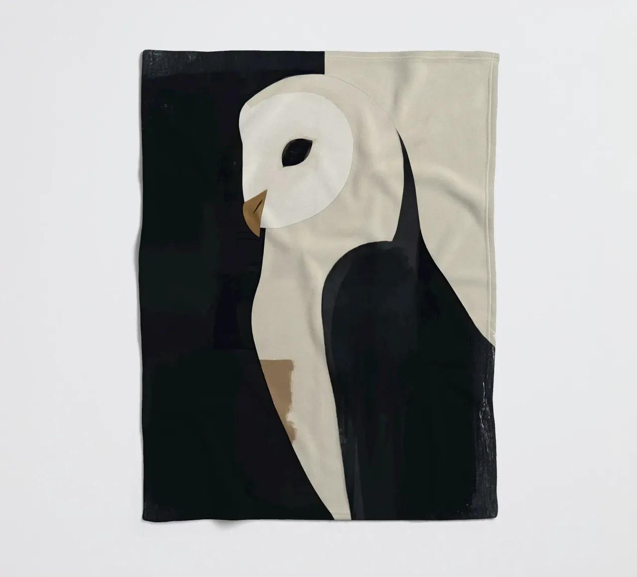 Die Eule Fleecedecke von M.A.Z.U.N.