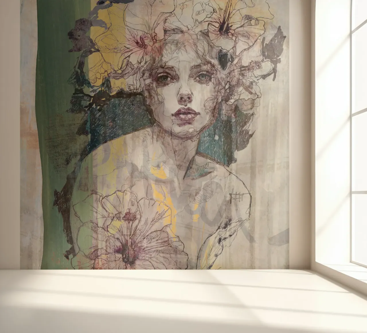 yello fotobehang van k i m