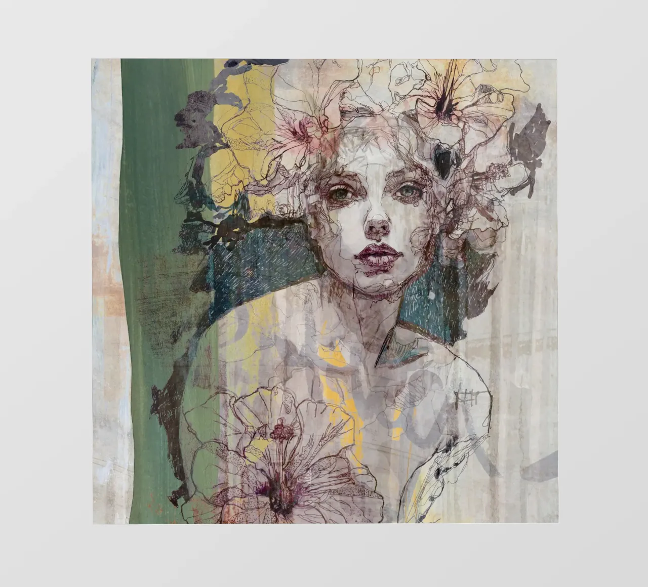 yello fotobehang van k i m