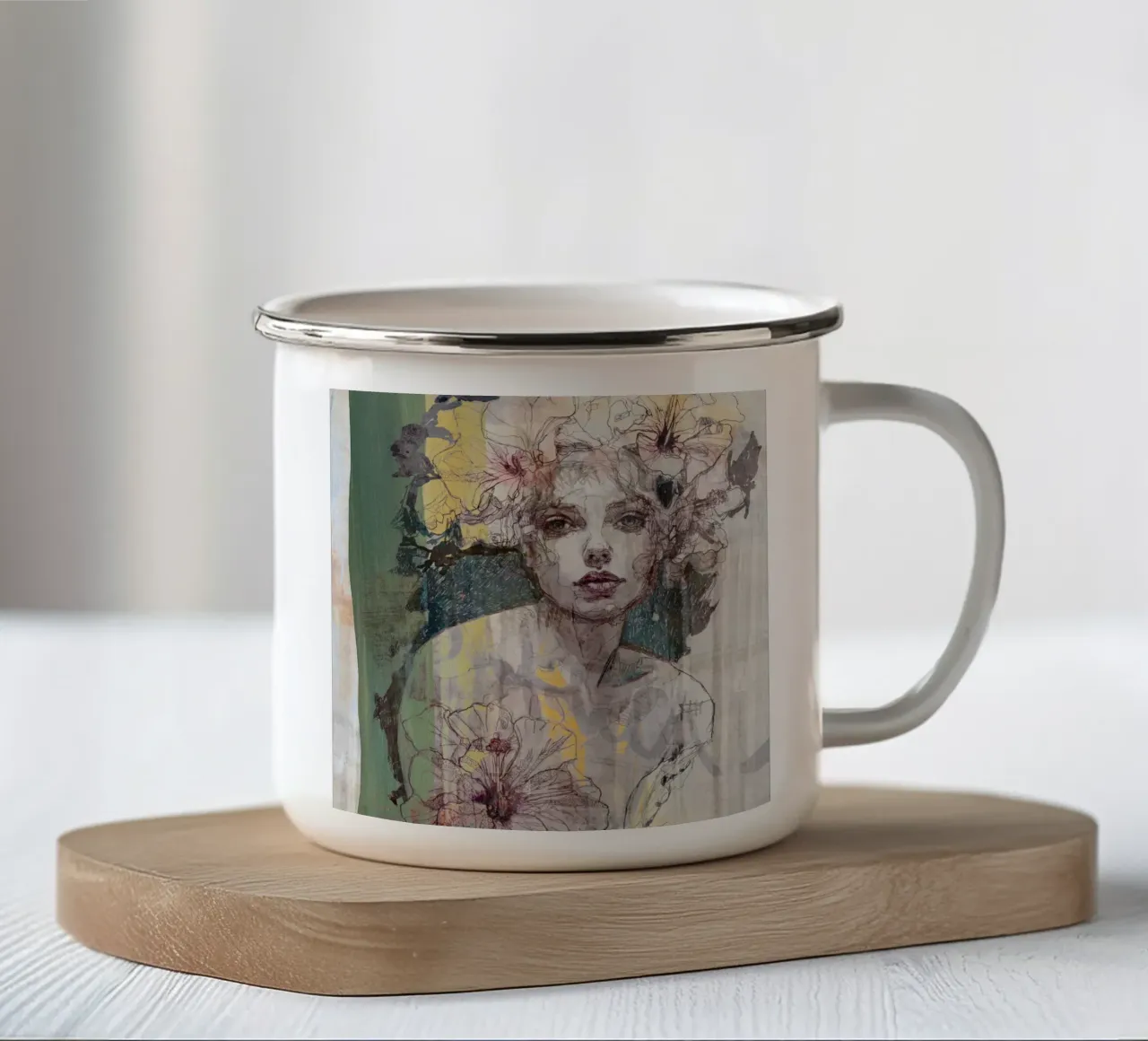 yello tazza in smalto da k i m