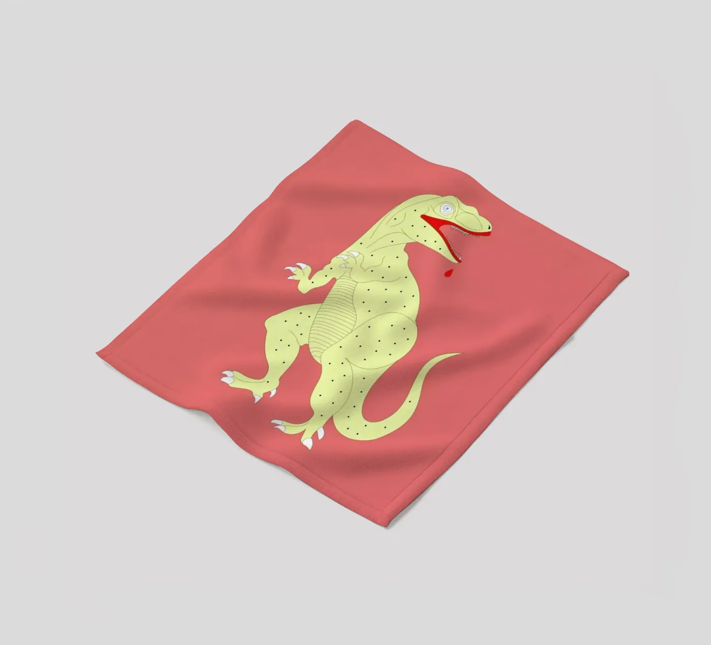 Dinosaurus Fleecedecke von Swen Swensøn