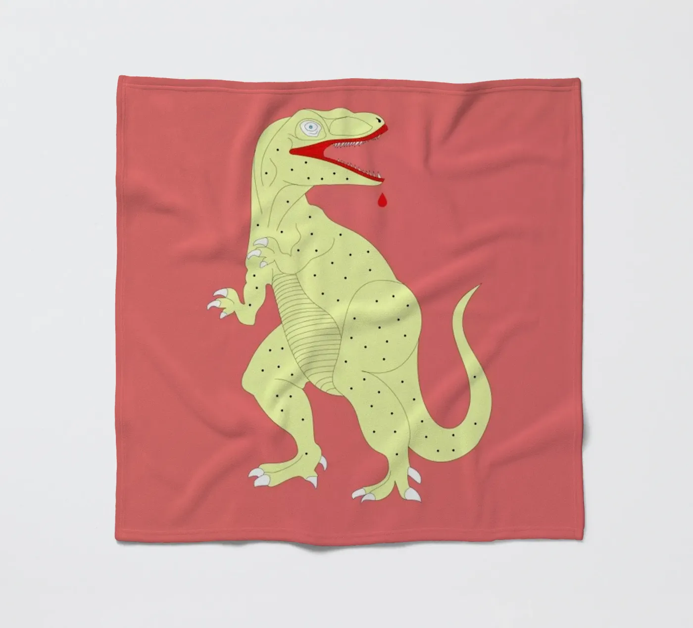 Dinosaurus Fleecedecke von Swen Swensøn