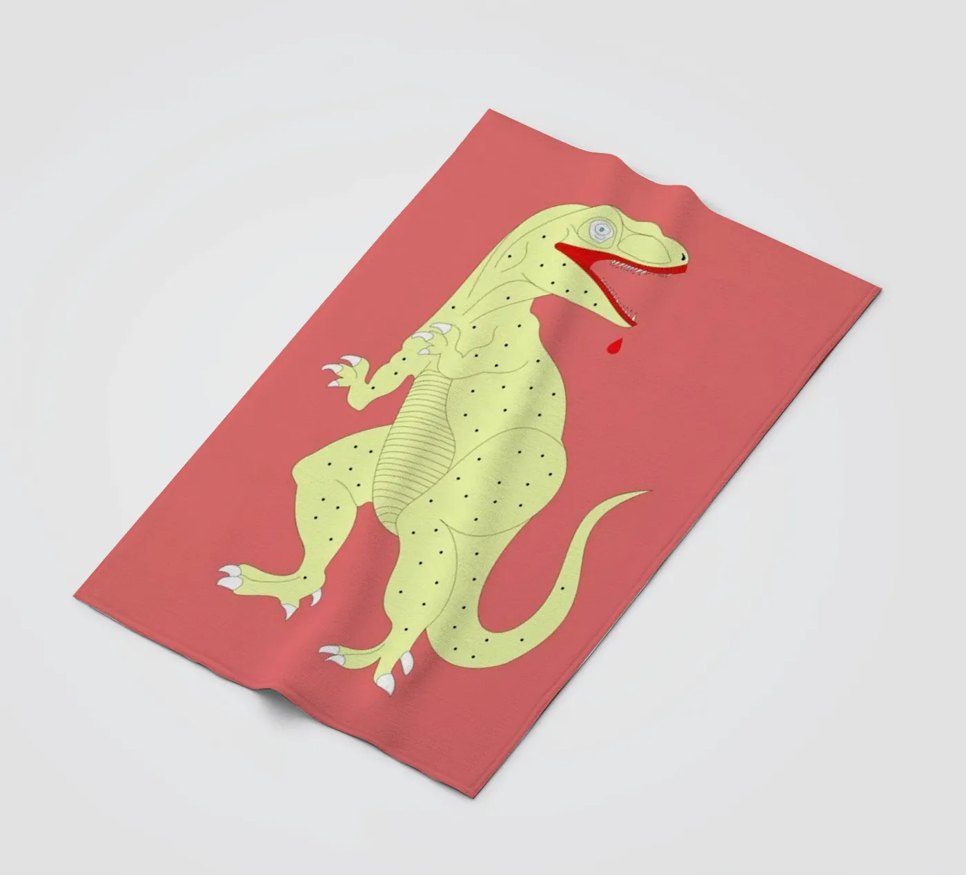 Dinosaurus Fleecedecke von Swen Swensøn