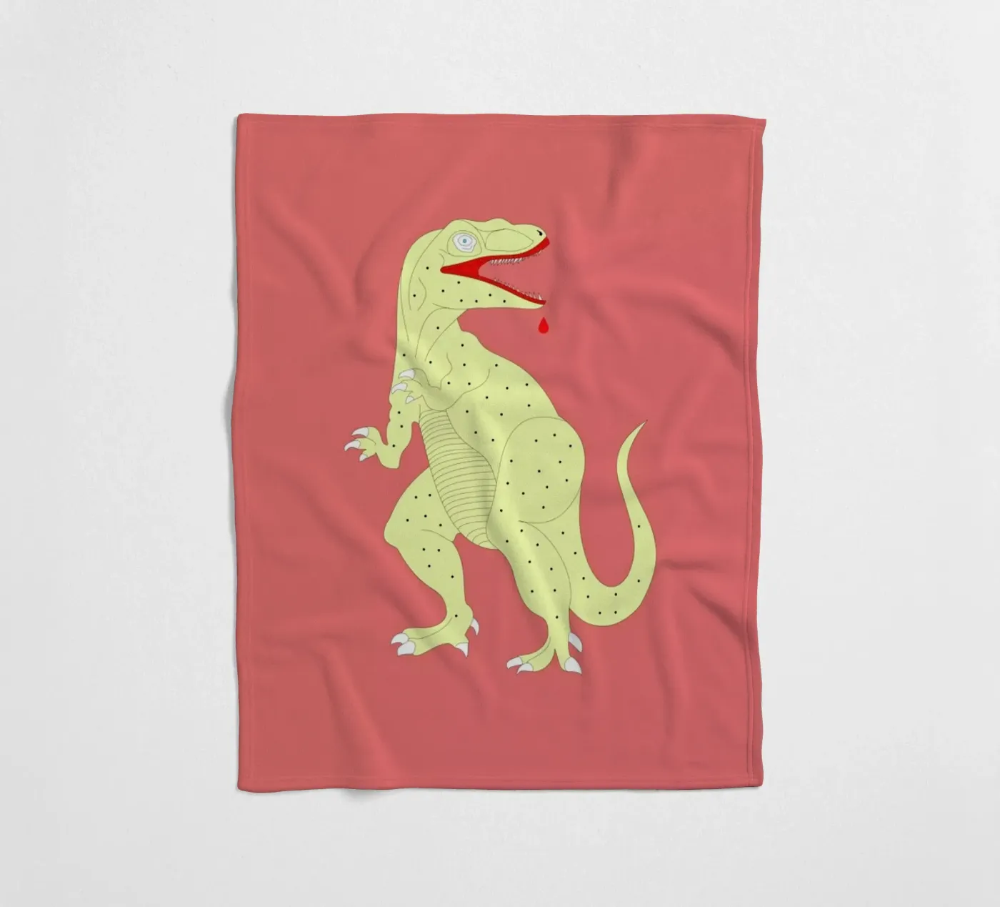 Dinosaurus Fleecedecke von Swen Swensøn