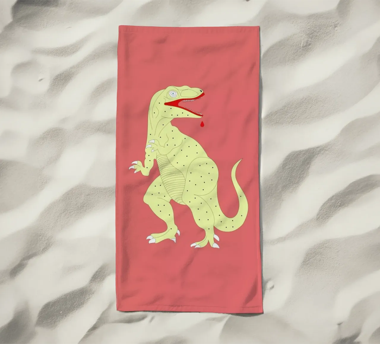 Dinosaurus beach towel by Swen Swensøn