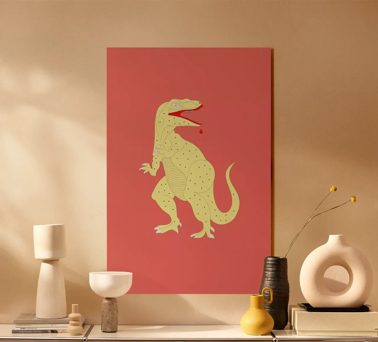 Dinosaurus acrylic glass by Swen Swensøn