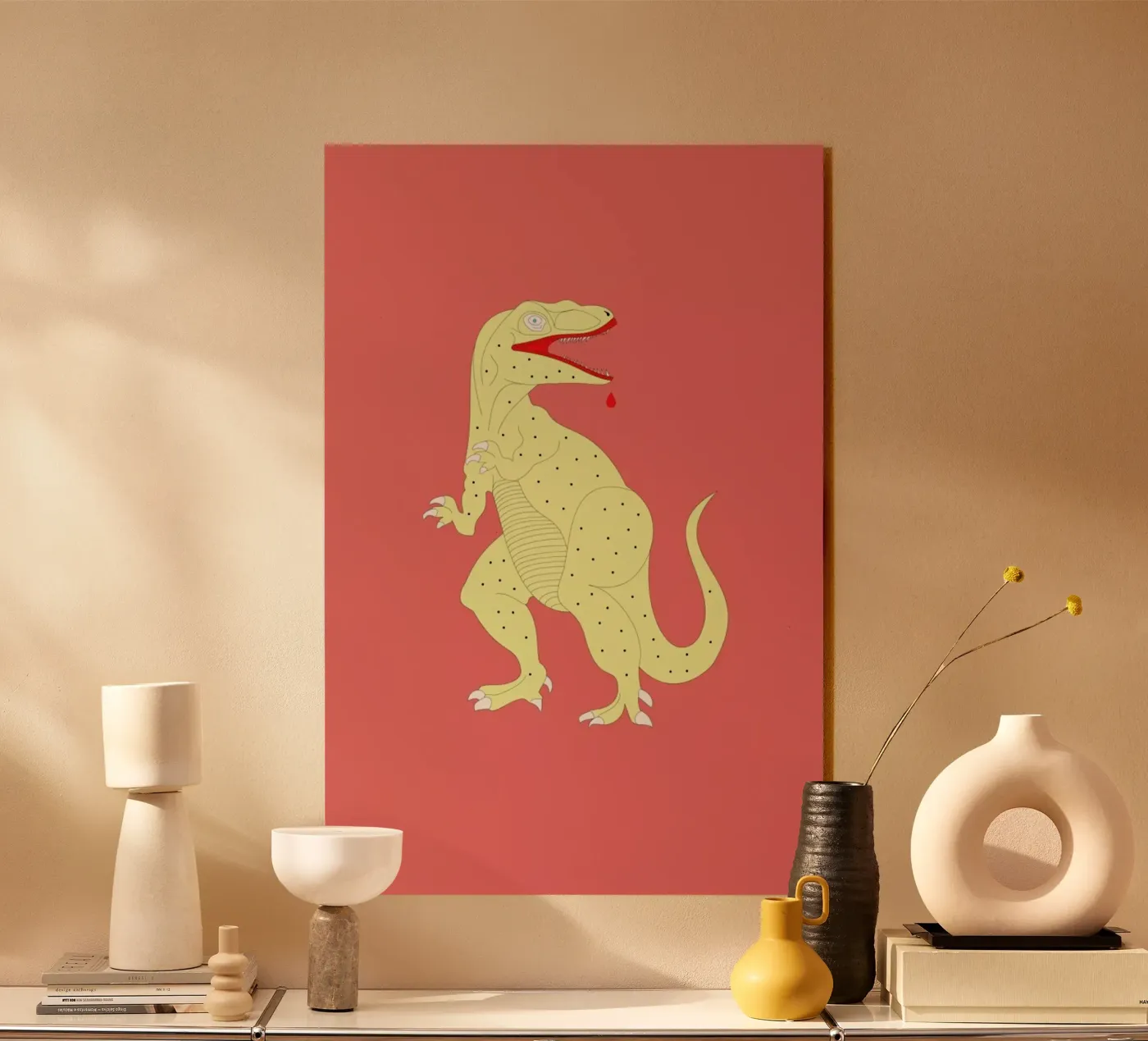 Dinosaurus plexiglas de Swen Swensøn