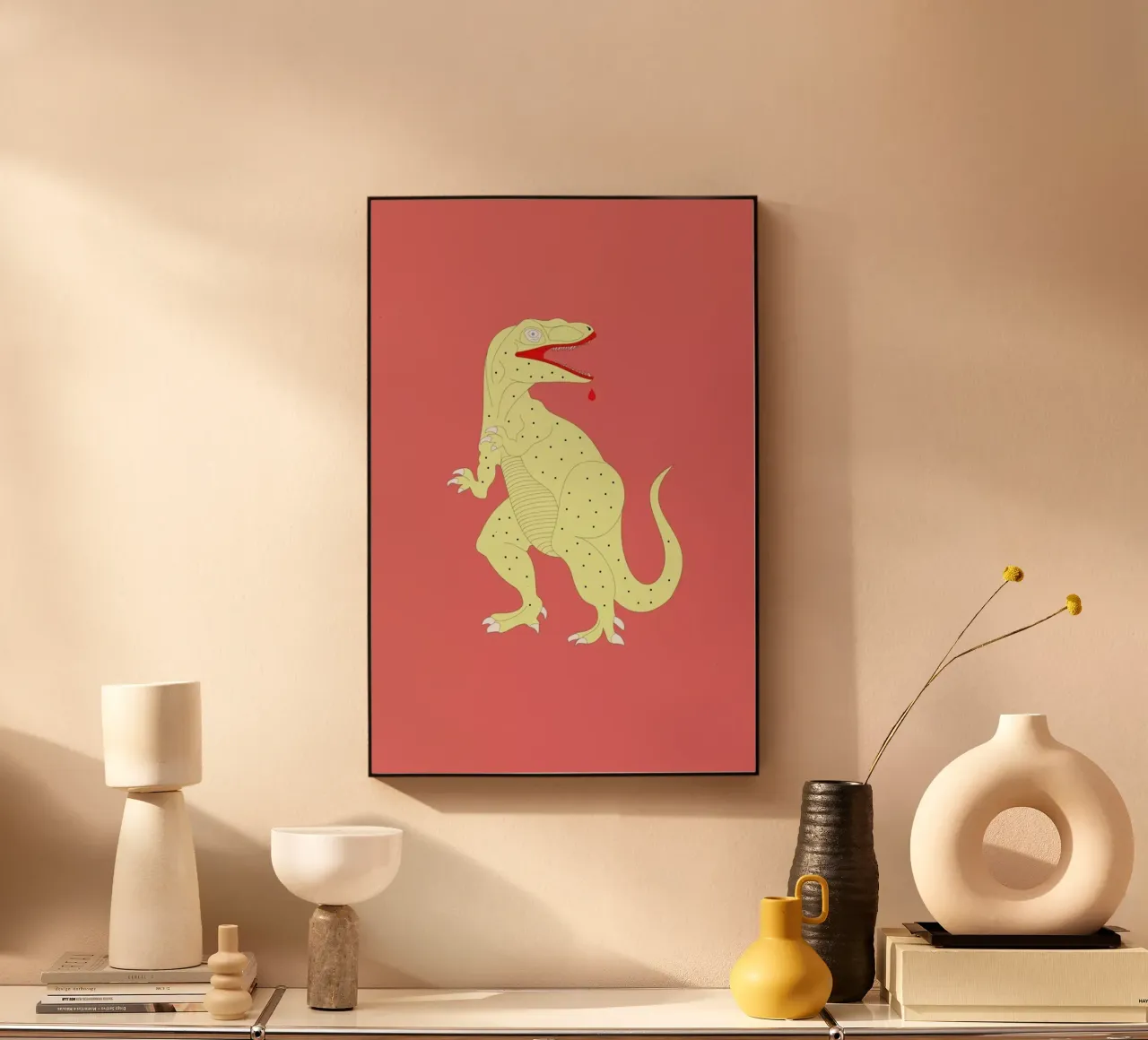 Dinosaurus alu-dibond by Swen Swensøn
