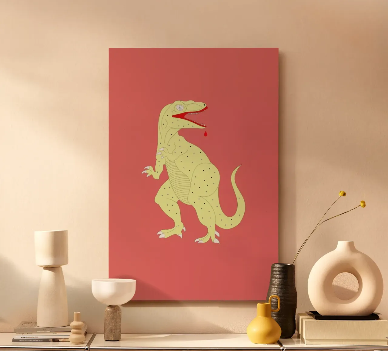 Dinosaurus alu-dibond by Swen Swensøn