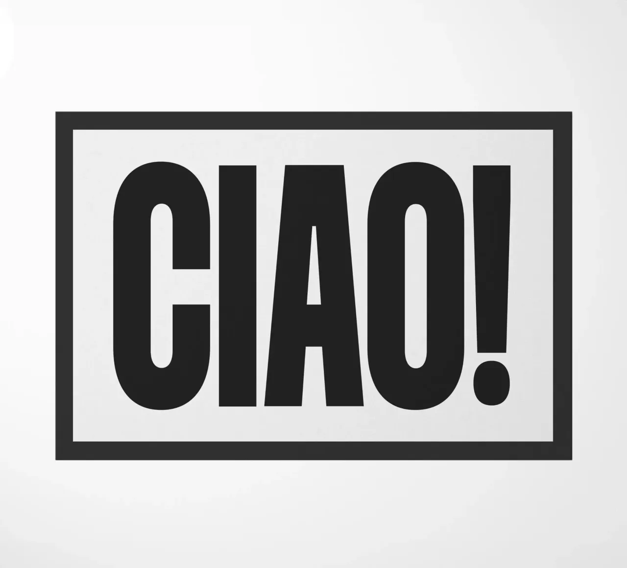 Ciao! zerbino da Altruist Studio