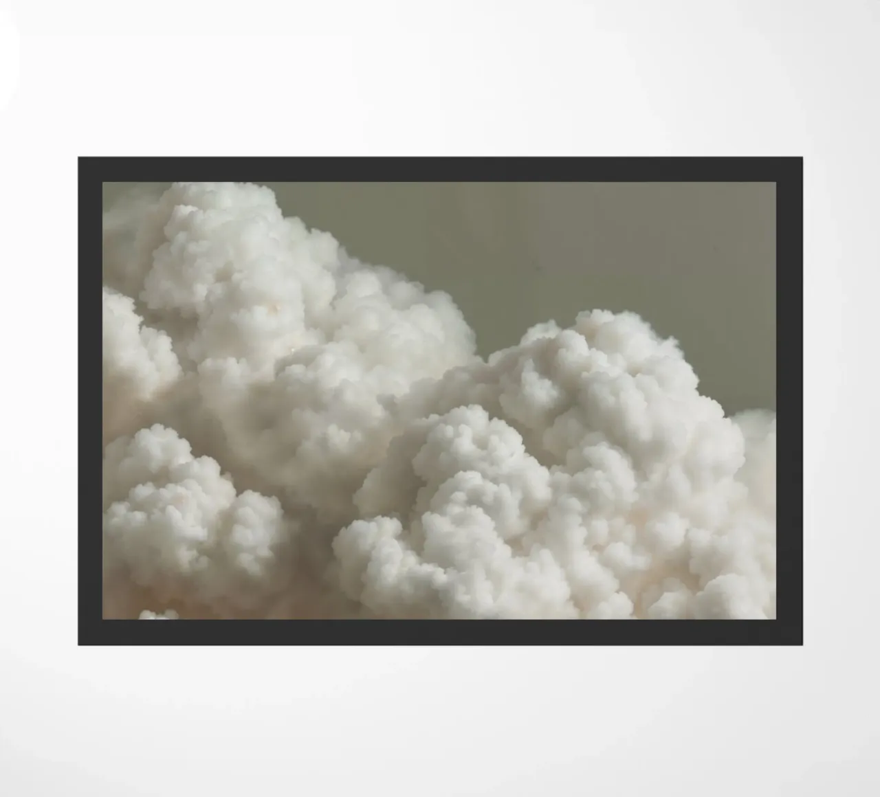 White clouds doormat by IamHomeDesigns