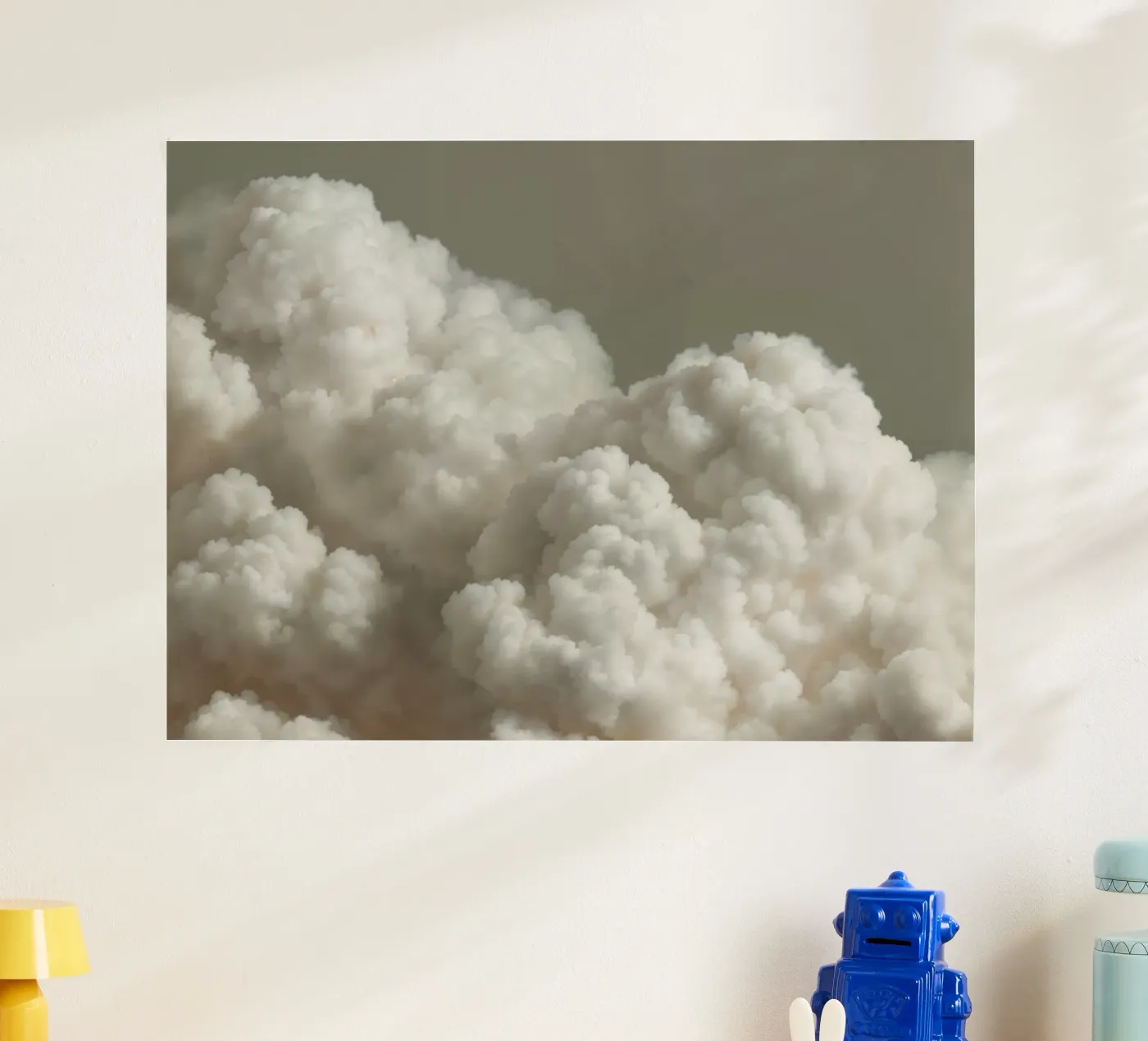 White clouds Poster von IamHomeDesigns
