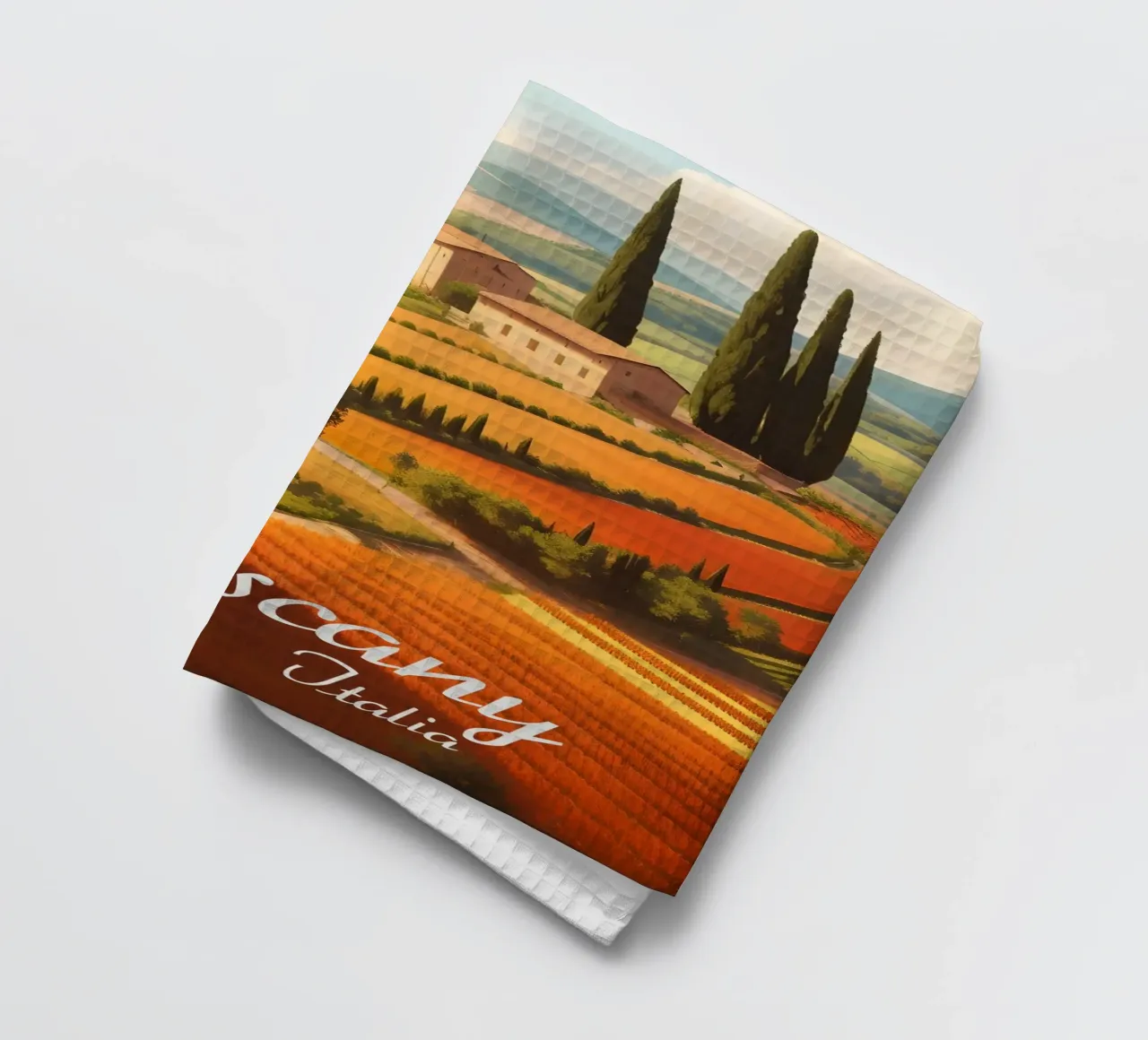 Scena di campagna in Toscana canovaccio da cucina da Charnwood Prints