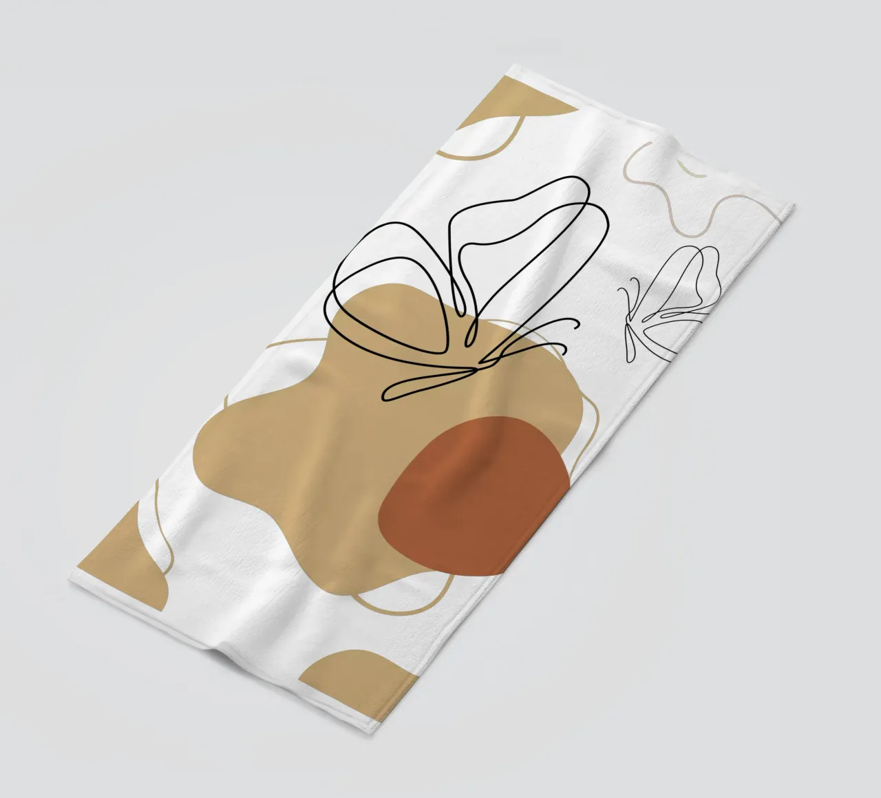 Farfalla minimalista telo mare da YSV MINIMALIST