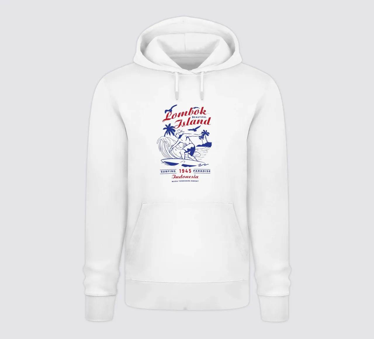 Lombok, l'isola più bella felpa con cappuccio da Gunawan Rb