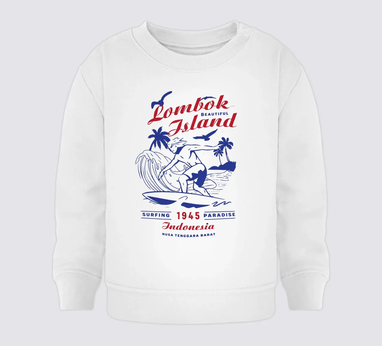 Lombok, l'isola più bella felpa neonato da Gunawan Rb