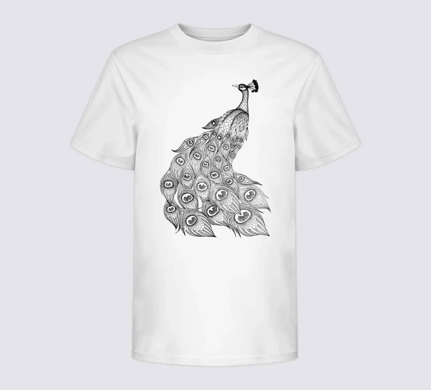 Peacock t-shirt bambini da Artsymalistic
