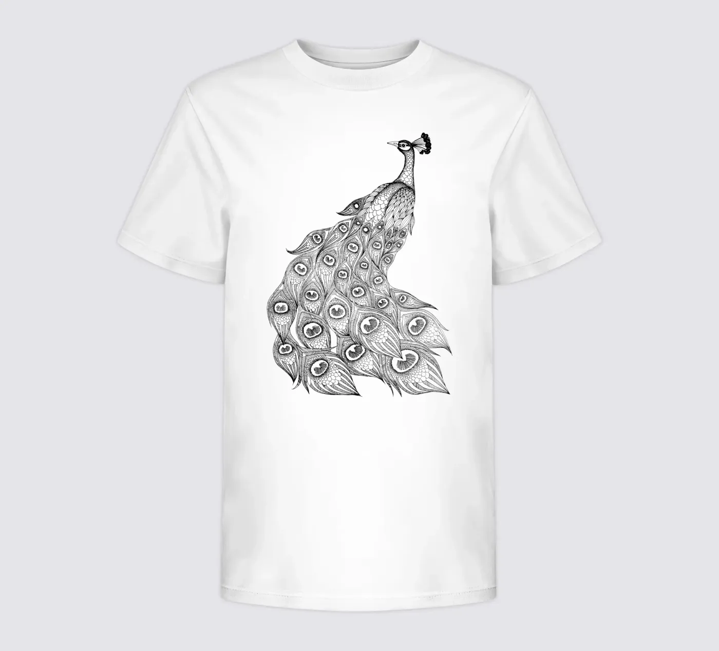 Peacock t-shirt bambini da Artsymalistic