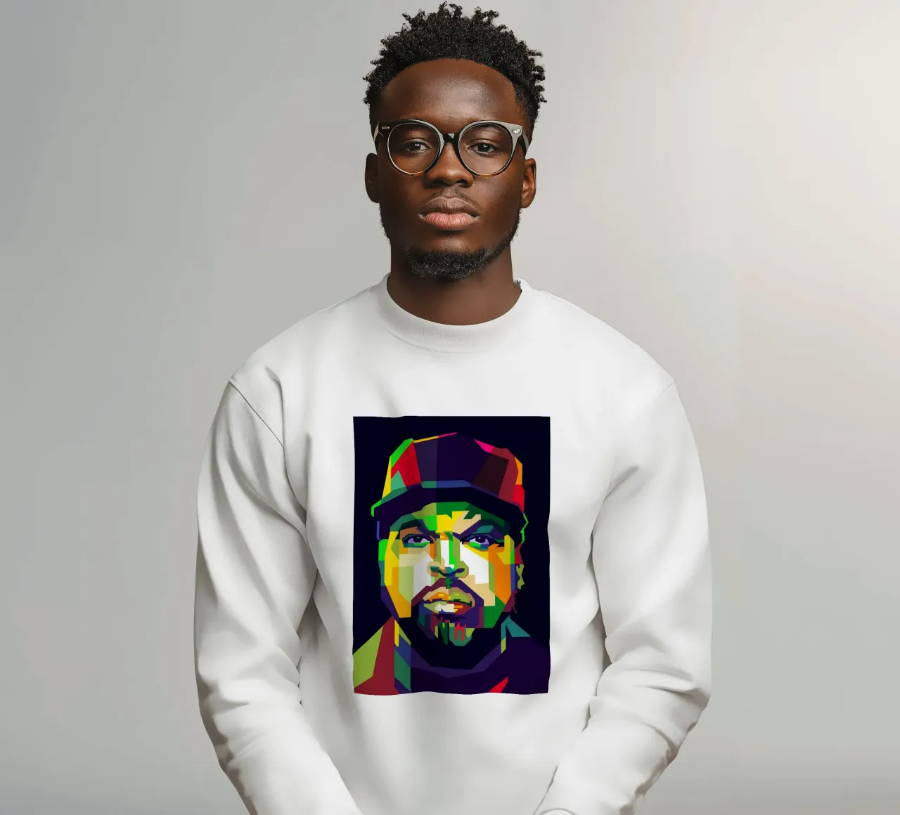 Ice Cub Cantante Rap Pop Art WPAP felpa da Cute