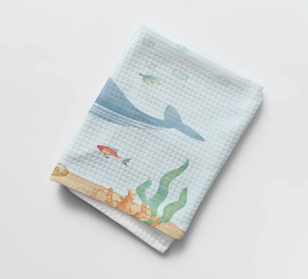 Wunder der Wale unter dem Meer Geschirrtuch von DesignArt