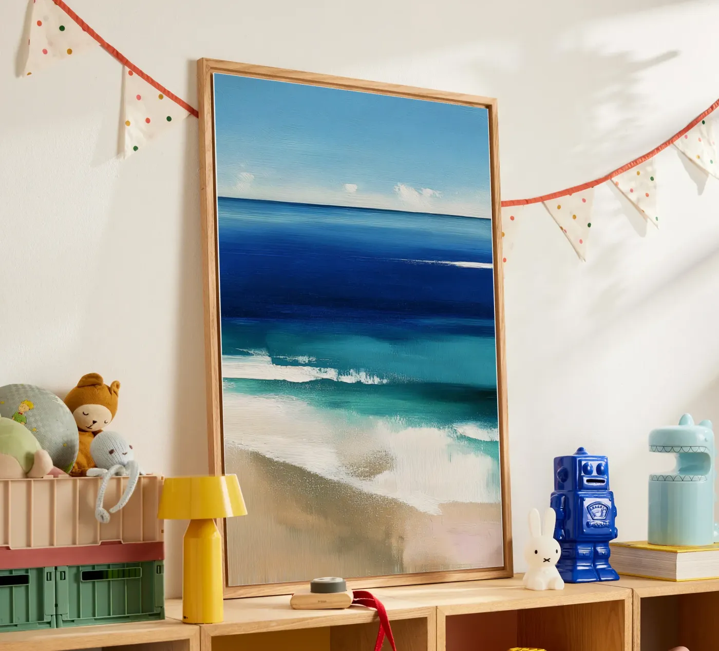 Soft Horizon Acryl-Glas von Colormenta