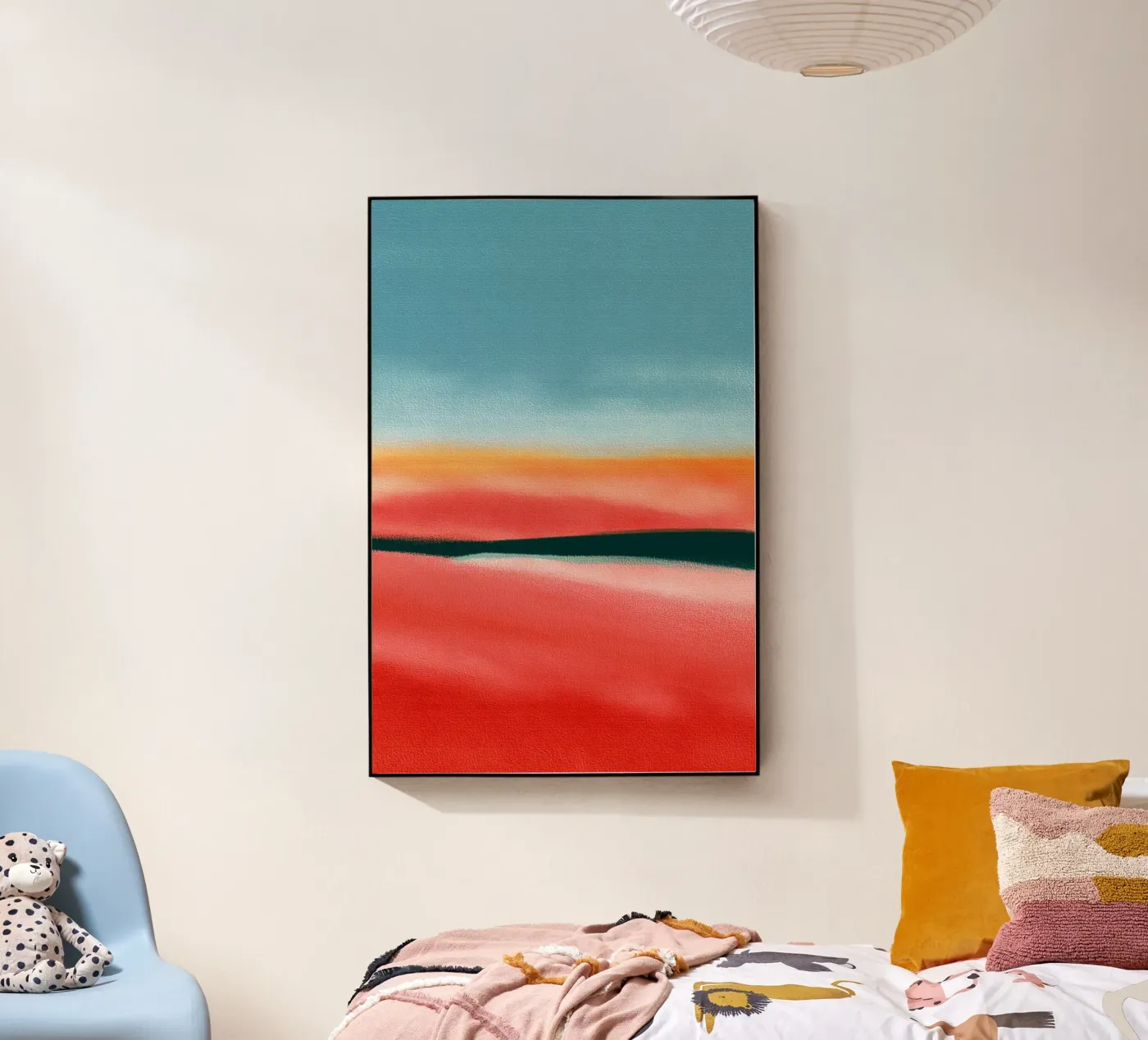 Warm Divide Acryl-Glas von Colormenta