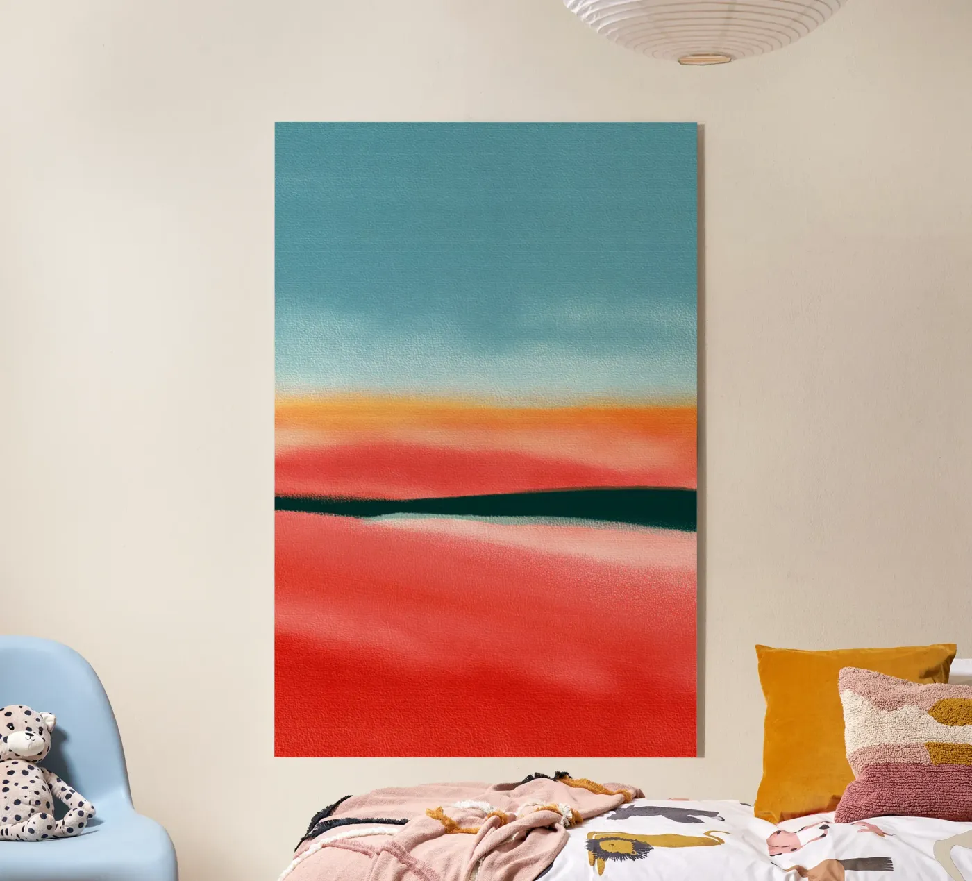 Warm Divide Acryl-Glas von Colormenta