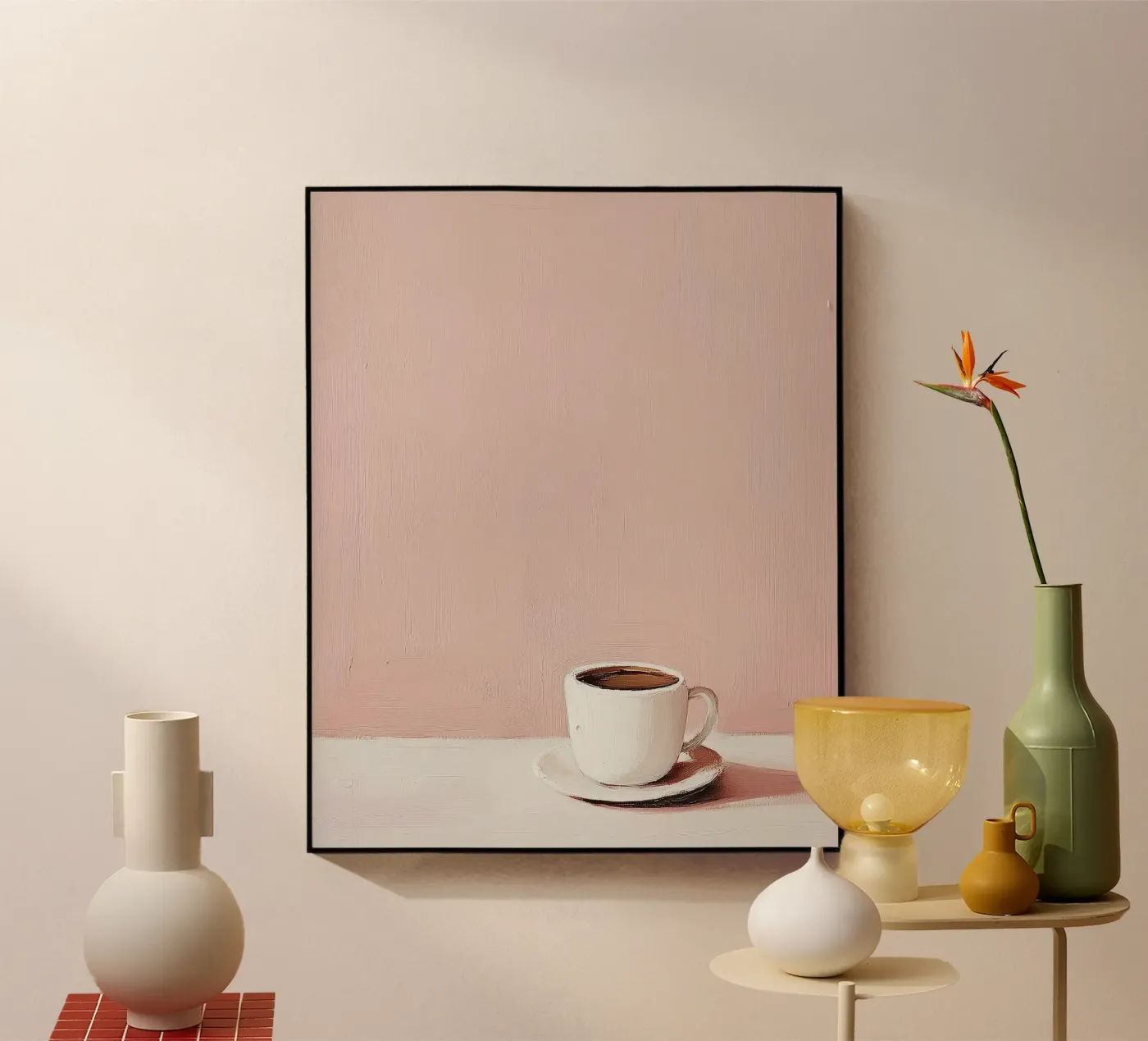 Coffee Cup acryl van Samuel Leonardo