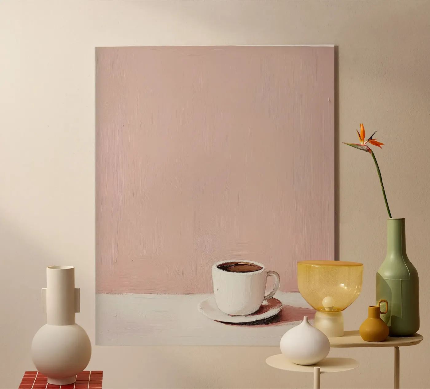 Coffee Cup acryl van Samuel Leonardo