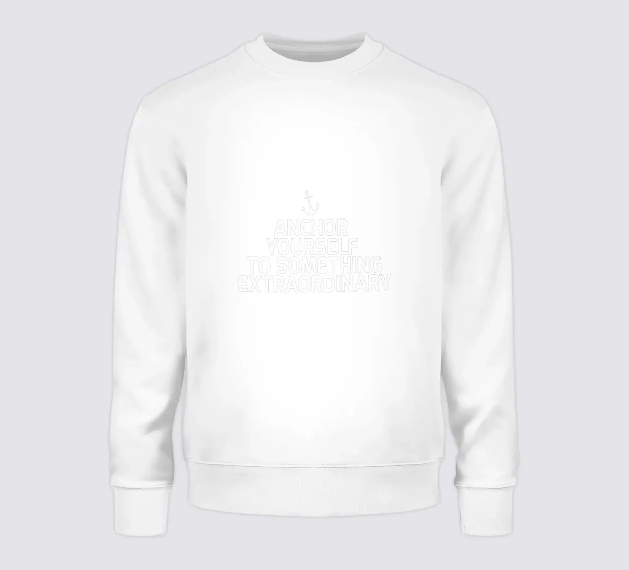 Anchor yourself to something extraordinary felpa da baobabprintstore