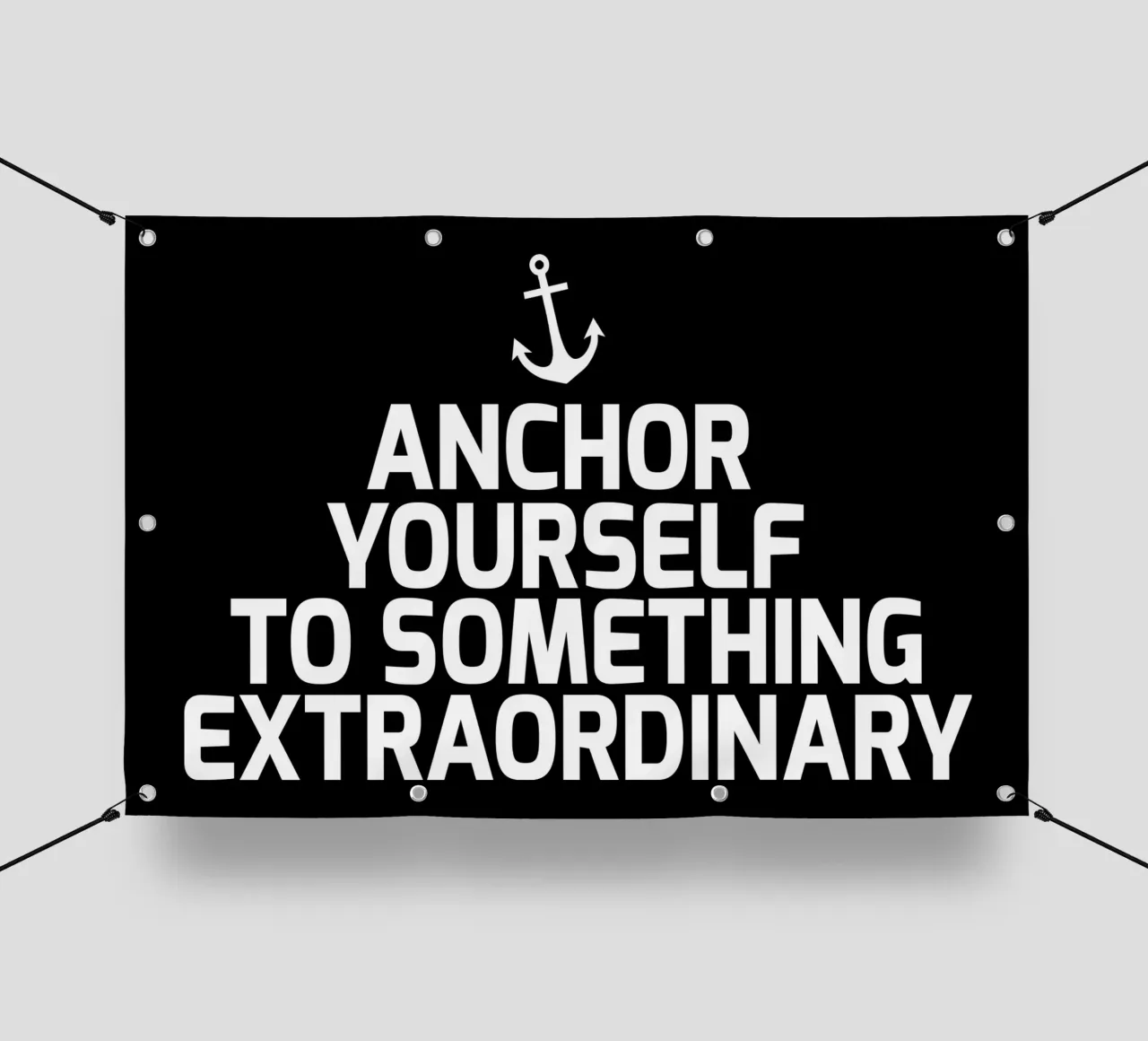 Anchor yourself to something extraordinary telo in pvc da baobabprintstore