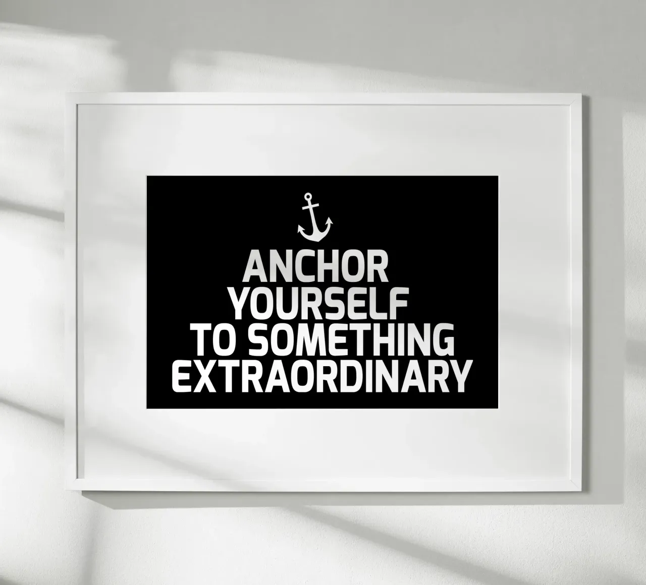 Anchor yourself to something extraordinary carta hahnemühle da baobabprintstore